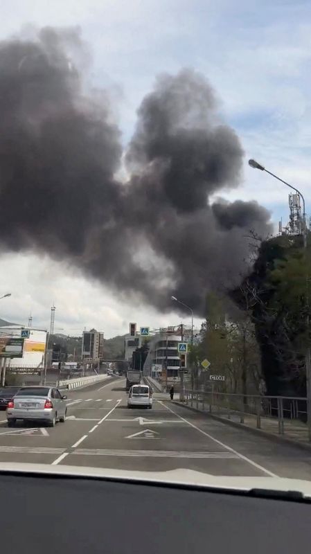 Ukraine hits Russia’s Tuapse oil refinery again, causing new fire