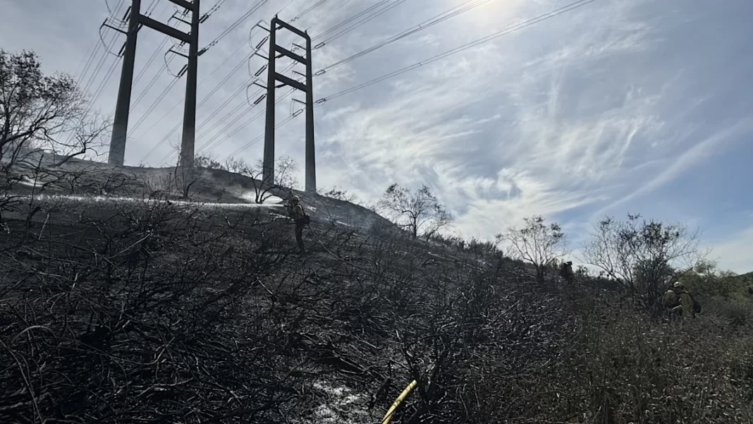 Fire crews tackle blaze near Moorpark Country Club