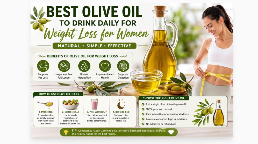 Best olive oil to drink daily for weight loss for women