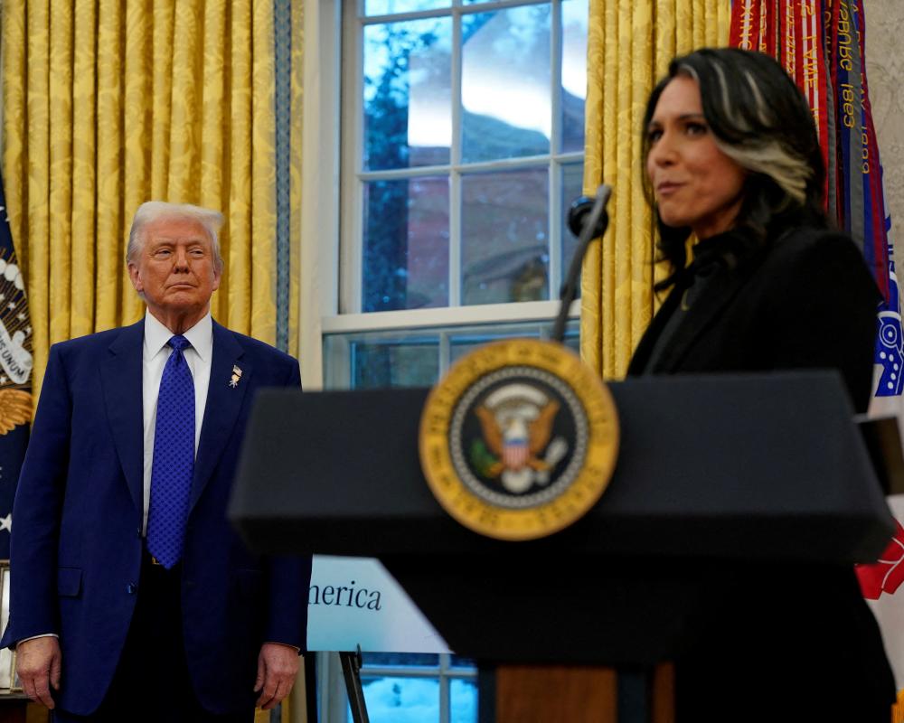 sidelined Tulsi Gabbard resigns as US director of national intelligence