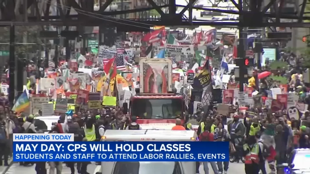 CPS teachers, students expected to join May Day rally at Union Park, march through downtown