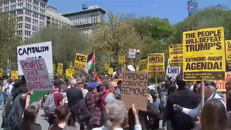 At least 5 arrested at protests for NYC’s May Day