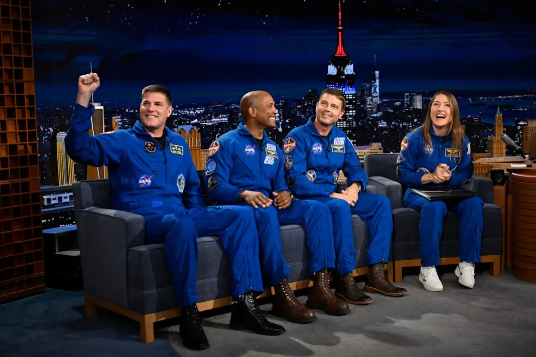 Artemis II crew talk to Jimmy Fallon about cute nickname for Earth during historic space flight