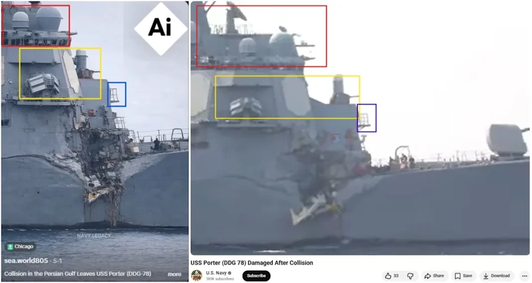AI-generated remake of old video misrepresented as footage from Middle East war