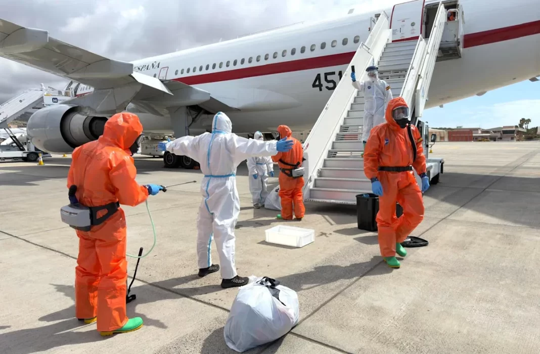 French passenger of hantavirus ship starts showing symptoms on flight home