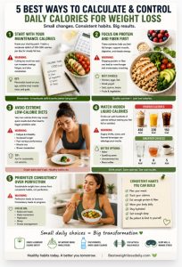 Healthy calorie habits for sustainable daily weight loss