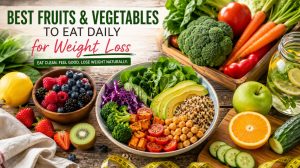Best fruits and vegetables to eat daily for weight loss