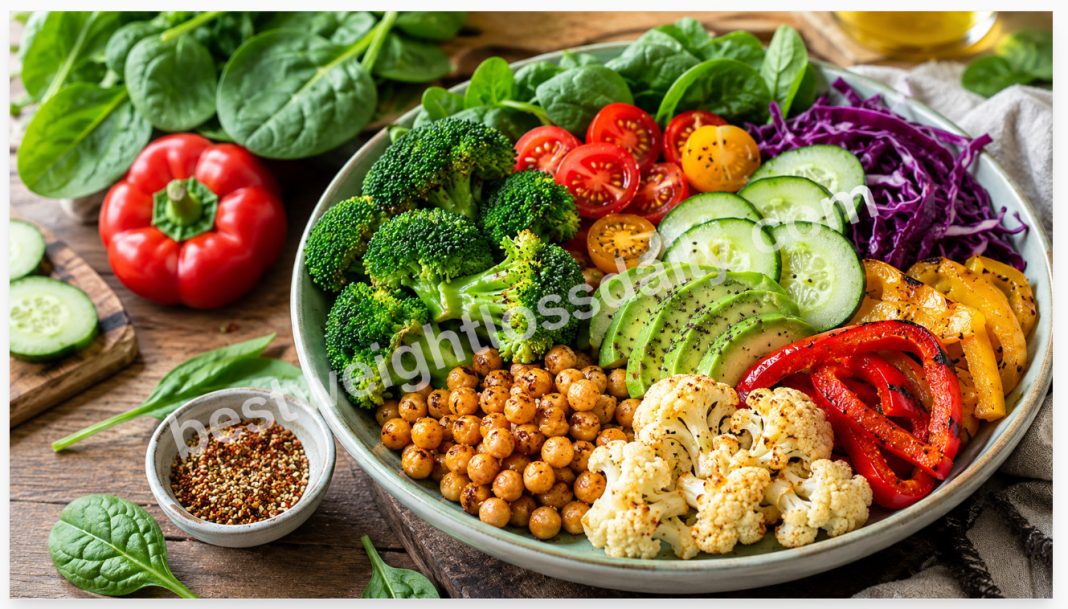 Best vegetables to eat daily for weight loss on a vegetarian diet