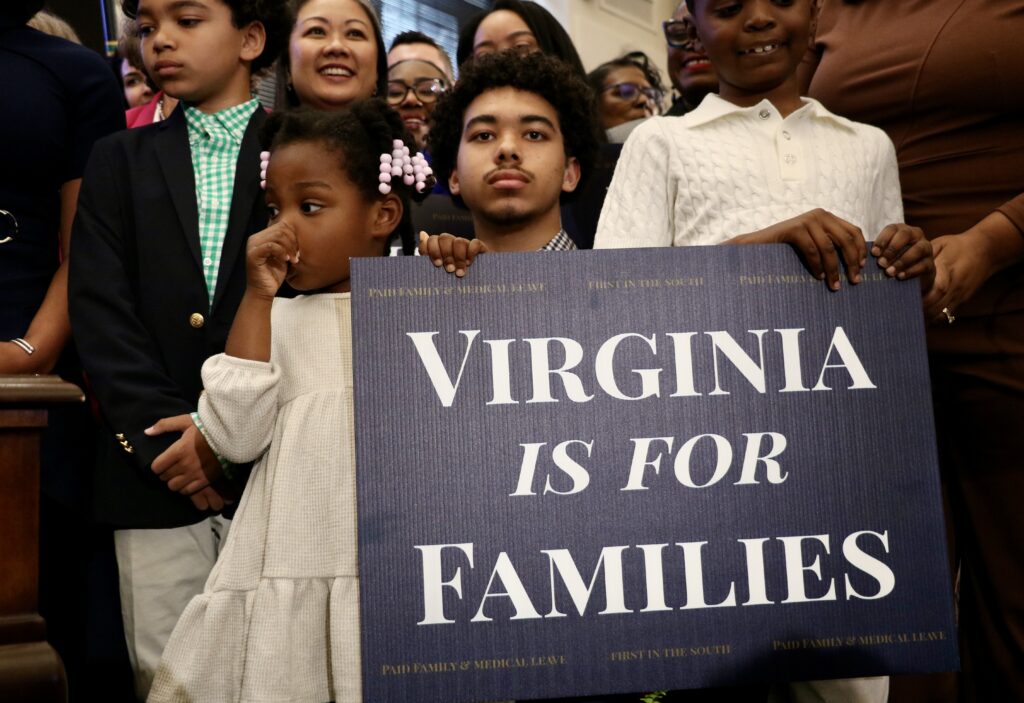 Virginia becomes first Southern state to mandate paid family and medical leave for workers
