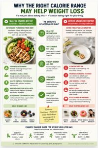 Healthy calorie intake for sustainable weight loss