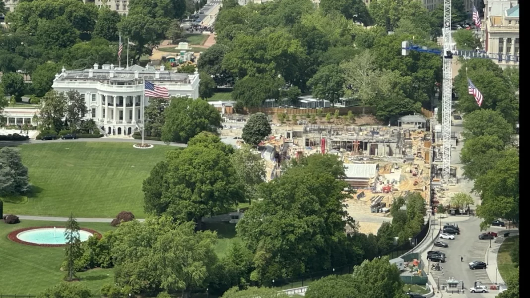 Backlash from Democrats over GOP request for taxpayer money for White House ballroom