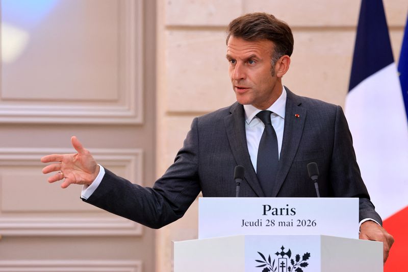 France’s Macron says French Navy boarded Russia-linked oil tanker