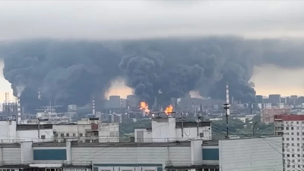Moscow hit by largest Ukrainian attack since start of Russia’s full-scale war