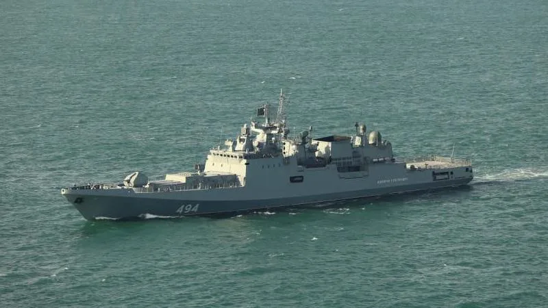MoD investigating reports Russian warship fired warning shots near yacht in Channel