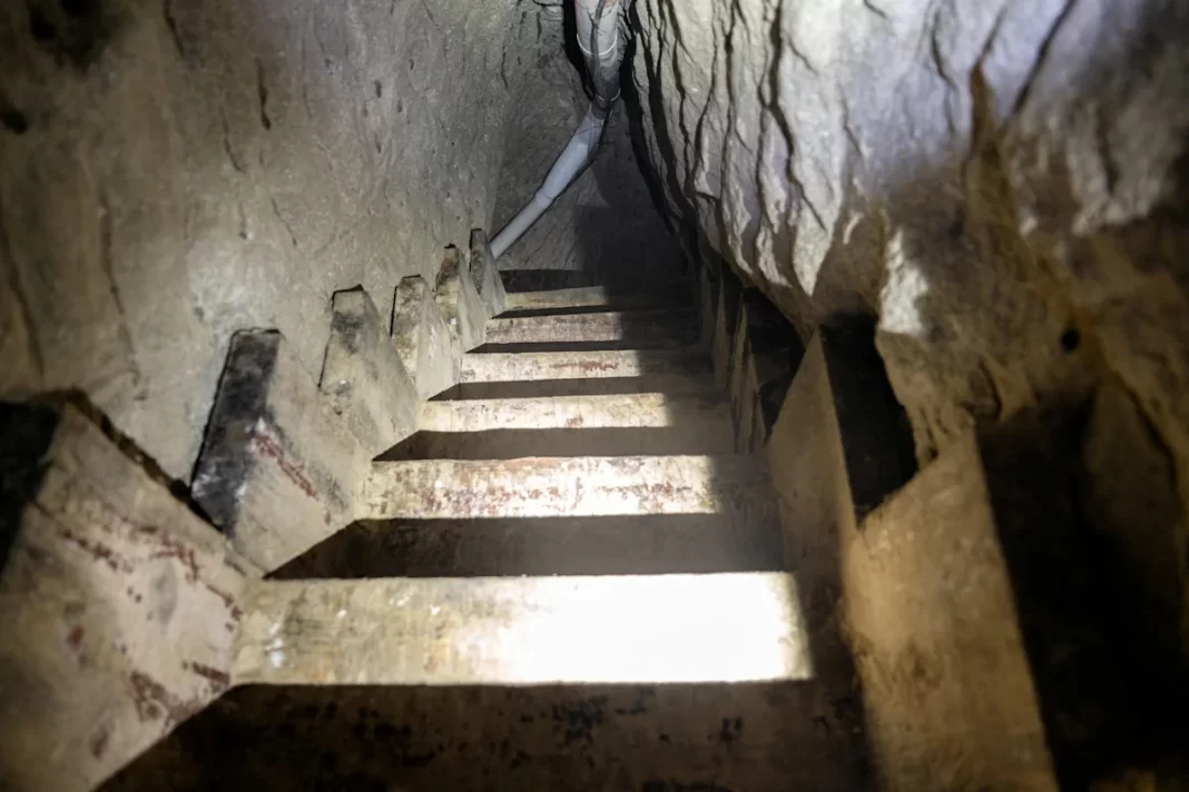 Video shows massive drug-smuggling tunnel connecting U.S. and Mexico