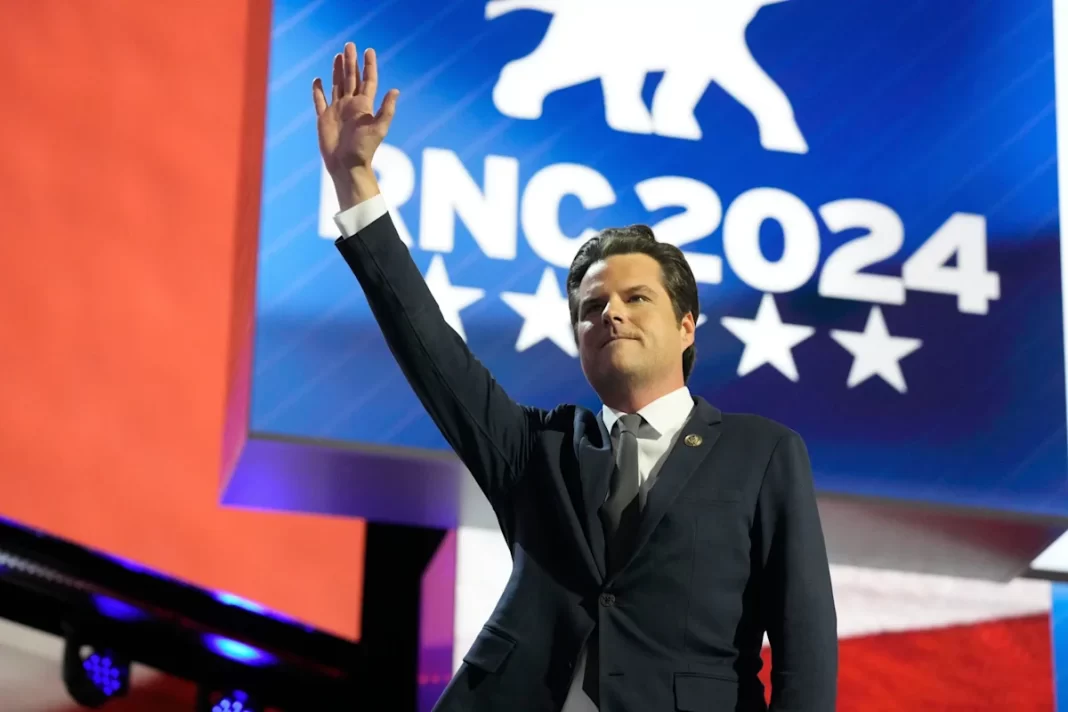 Former U.S. Rep. Matt Gaetz appointed to Triumph Gulf Coast Board