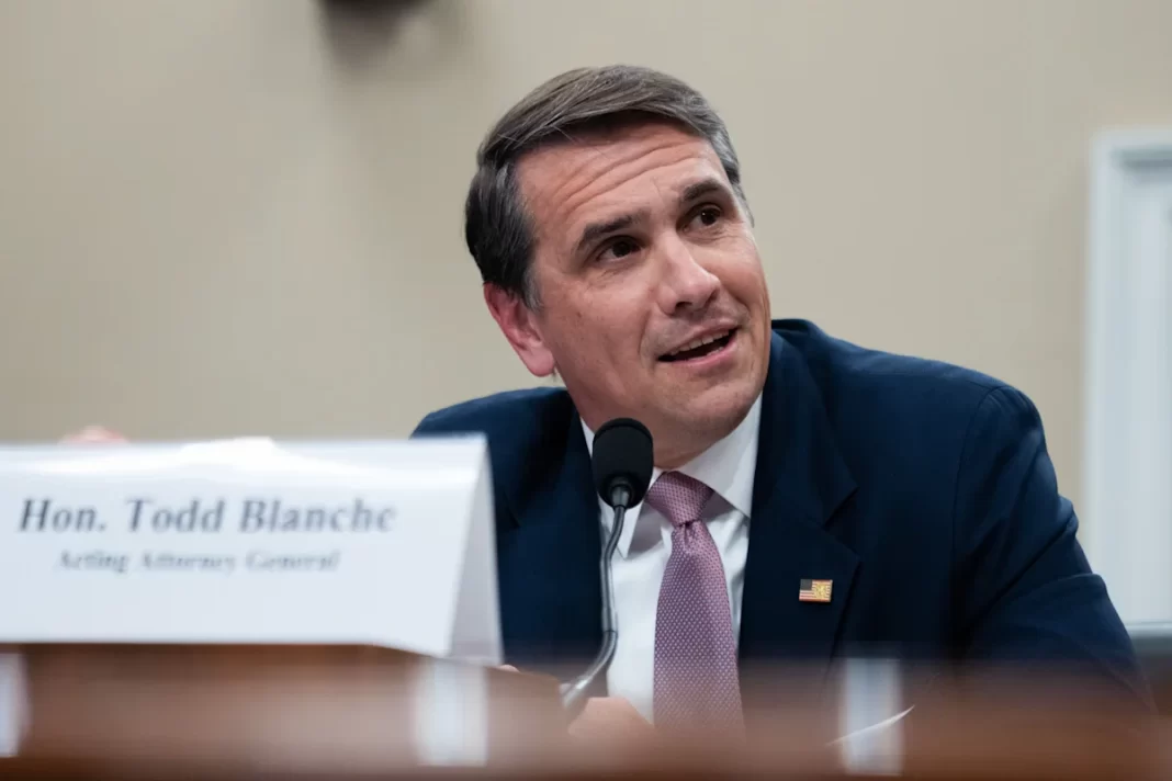 Todd Blanche won over his key audience of one. Now come the 100.