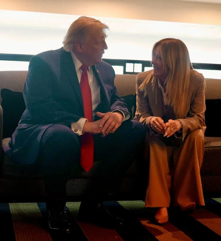 Italy’s Meloni says Trump ‘totally invented’ story that she begged him for photo
