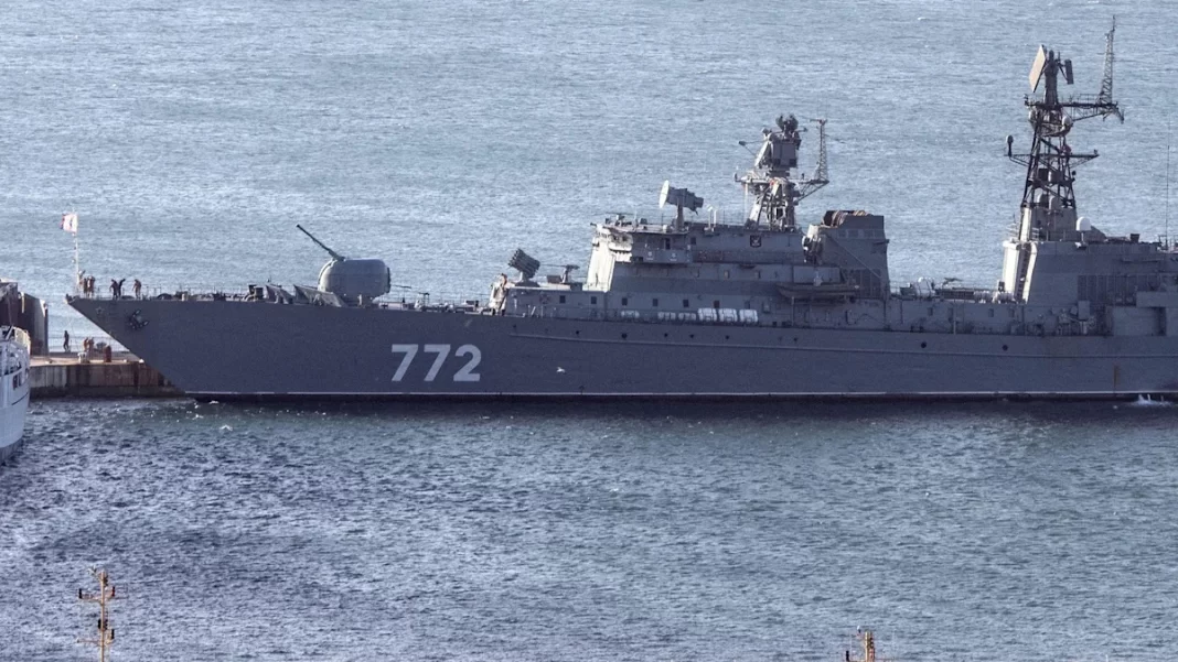 Russian warship carried out firing exercise off Plymouth coast
