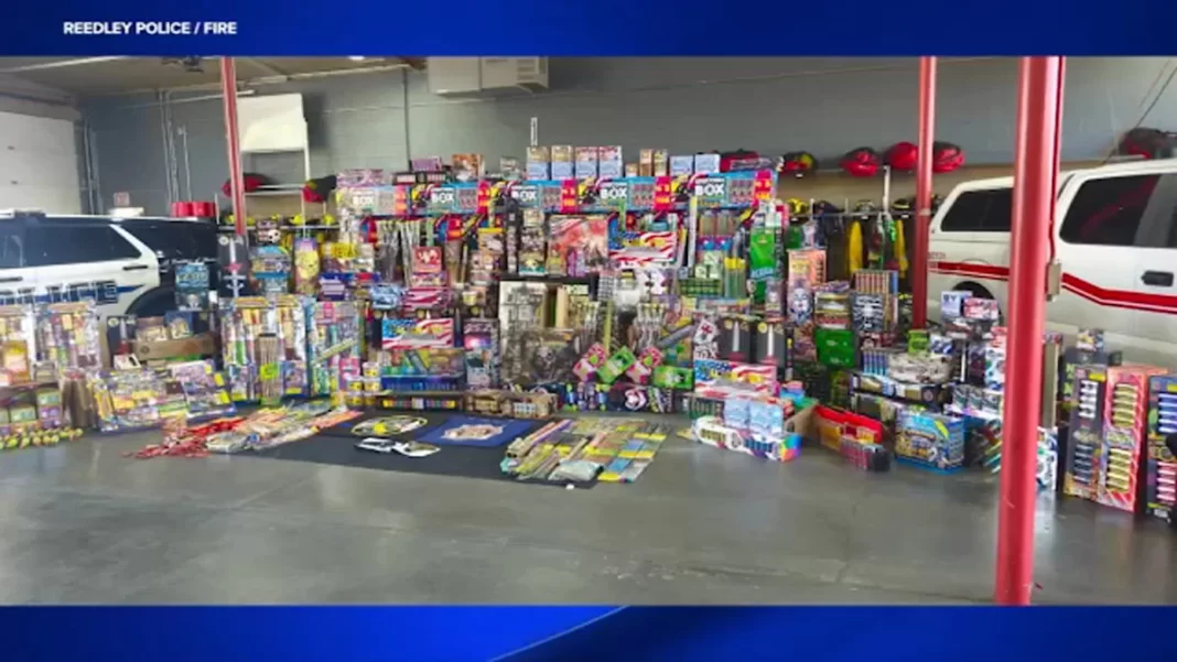 Reedley Police seize 3,000 pounds of illegal fireworks ahead of Fourth of July weekend