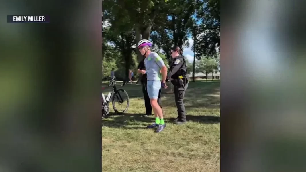 Olympian charged with damaging reflecting pool