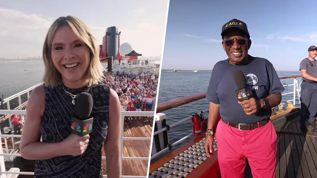 TODAY Anchors Take Over NYC Harbor Ships for Nation’s 250th