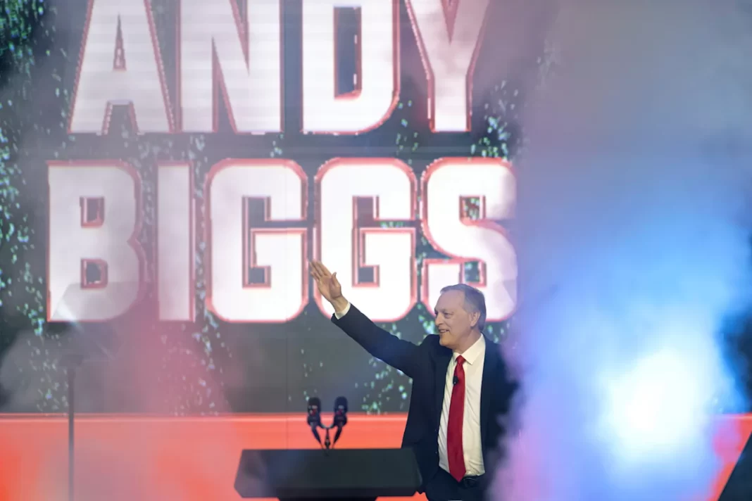 The top of Arizona’s GOP ticket is littered with 2020 election deniers