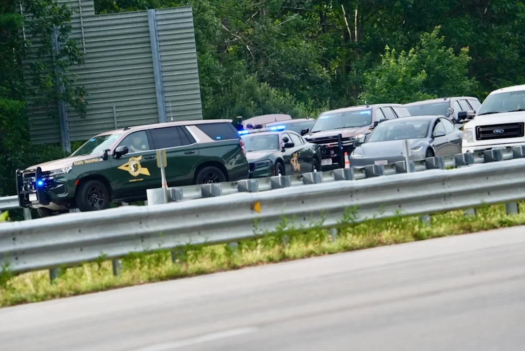 Northbound lanes closed, traffic diverted
