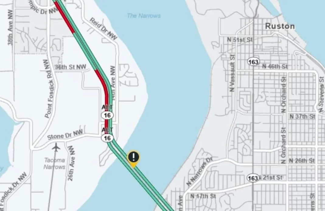 Police response on Tacoma Narrows Bridge shuts down eastbound SR 16