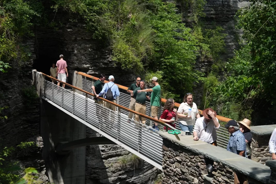 New ‘breathtaking’ Sentry Bridge opens at Watkins Glen State Park