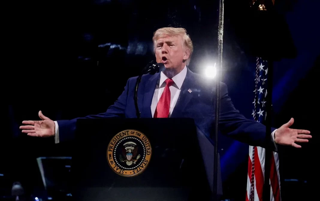 Trump celebrates July 4th in National Mall address, repeatedly touches on politics