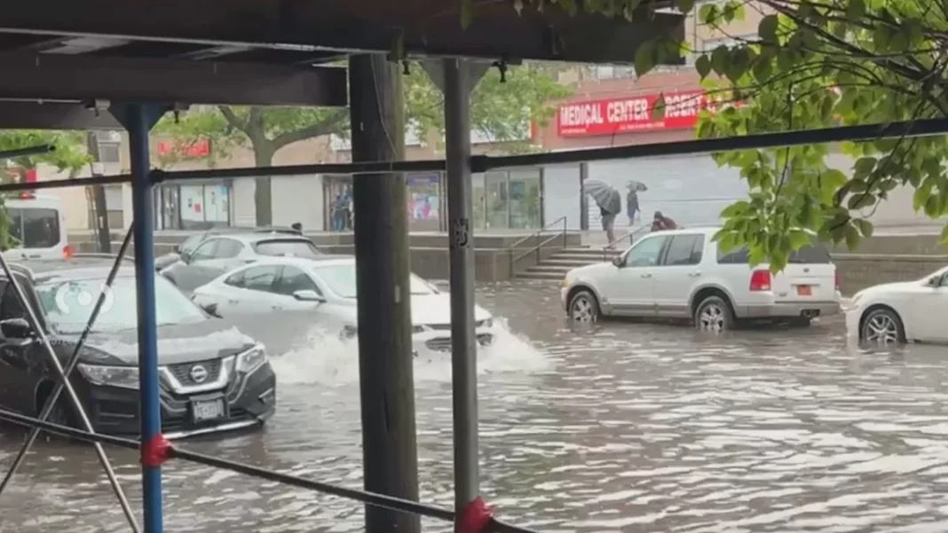 Parts of Brooklyn hit hard by flash flooding from relentless rain