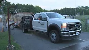 Officials respond to major water main break in Anson County