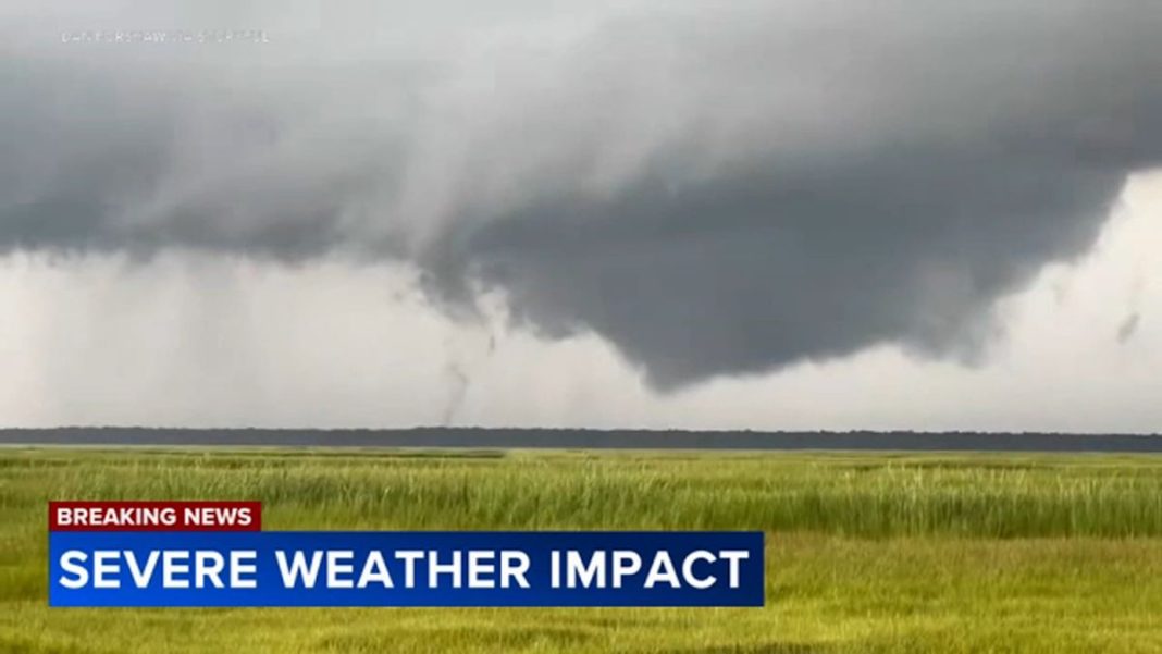 Funnel cloud spotted in Egg Harbor Township as storms sweep South Jersey