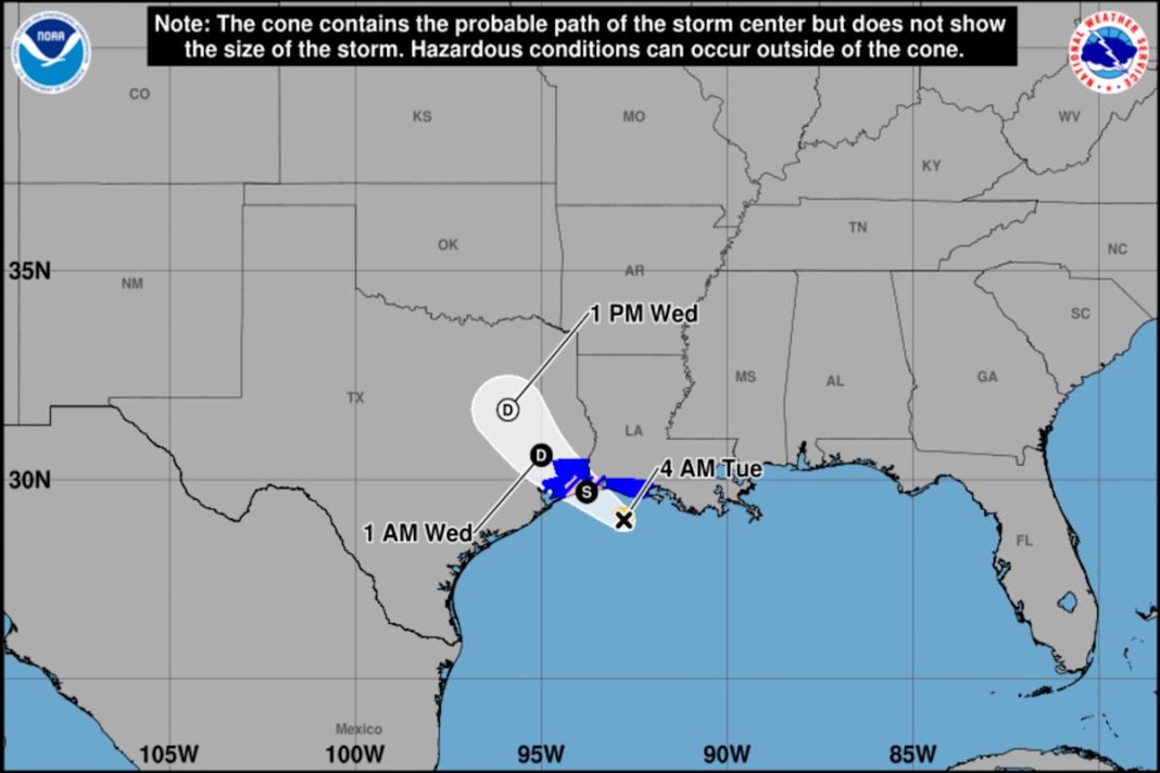 Hurricane watch issued along parts of Gulf Coast amid flood warnings
