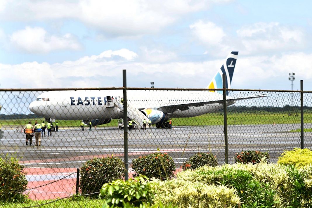 Deportees who refused to exit a US flight in Liberia are sent to Equatorial Guinea