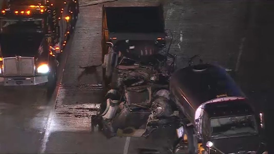 I-476 NB closed in Montgomery County after fatal truck crash in work zone on Northeast Extension